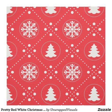 Pretty Red White Christmas Pattern Fabric Seasonal Backgrounds, Red White Christmas, Paper Backgrounds, Christmas Backgrounds, Gift Wraps, Christmas Gift Wrap, Print And Pattern, Holiday Patterns, Pet Holiday