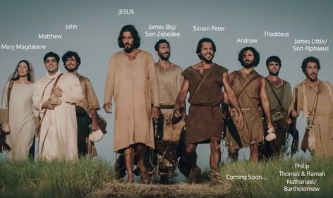 Mary Magdalene Matthew John JESUS James Big Simon Peter Andrew Thaddeus James Little The Chosen Season 3 Finale, Quotes From The Chosen, Prayers From The Chosen, The Chosen Characters, The Chosen Fan Art, The Chosen Matthew, The Chosen Quotes, The Chosen Tv Series Wallpaper, The Chosen Wallpaper