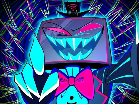 Vox The TV Demon✨💖📺😈 Vox Valentino, Vox Hazbin Hotel, Vox Hazbin, Hazbin Hotel Fanart, Wolf Character, Cute Galaxy Wallpaper, Undertale Ships, Helluva Boss And Hazbin Hotel, Samsung Tv