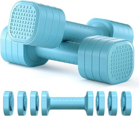 Adjustable free weight dumbbell set for Women. Made with soft TPU Rubber Handle for Home Gym Exercise Training. Easily click on additional weight as you get your stength up for buiding muscle or keep it light and work on toning your arms.
#ad Adjustable Dumbbell Set, Home Gym Exercises, Hand Weights, Sweaty Workouts, Free Weights, Adjustable Dumbbells, Home Exercise Routines, Adjustable Weights, Dumbbell Set