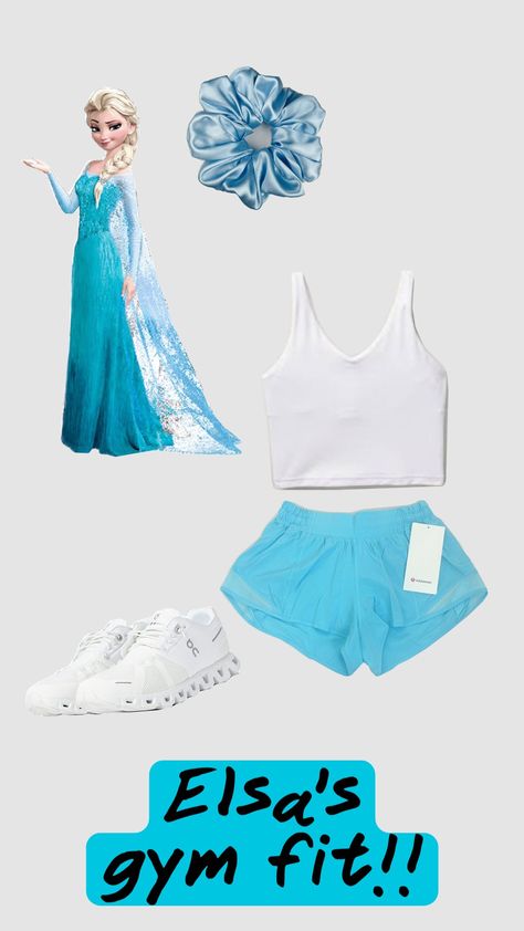 #blue #elsa #preppy #gymfit Cheer Practice Outfits, Cheers Theme, Disney Outfits Women, Cheer Practice, Cheer Outfits, Practice Outfits, Gym Fit, Outfits Women, Disney Outfits