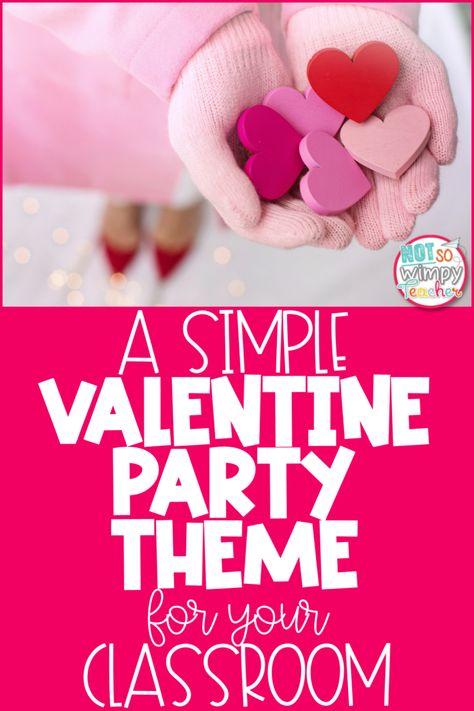 Valentine Party Themes Kids, Valentine’s Day Theme, Valentine Classroom Party Ideas, Valentines Class Party 4th Grade, Valentines Dance Theme Ideas, 1st Grade Valentines Day Party, Preschool Valentines Party, Valentine’s Day Class Party, Kindergarten Valentines Day Party