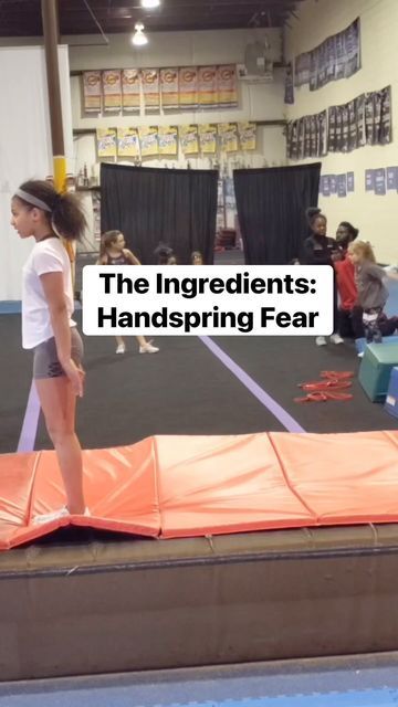 Tumblechef aka Tumbledore on Instagram: "The Ingredients: Handspring Fear I have come across many athletes who experience fear in attempting handsprings. The most common reason I hear jumping to the hands. If you have ever heard that/said that try this drill to help simulate the speed/force of getting to your hands. This drill has helped many. If you are struggling I hope it can help you as well! #tumbling #tumblechef #handspring #boxingdrills" How To Do A Back Handspring, Back Hand Spring, Back Handspring Drills, Back Handspring, Boxing Drills, Speed Force, Useful Life Hacks, Tumbling, Get Over It