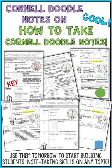 5 Tips for Using Cornell Doodle Notes in your Science Class ⋆ Sunrise Science Blog Cornell Doodle Notes, Teaching Pedagogy, Chemistry Concepts, Doodle Notes Science, Brain Wash, Teaching Middle School Science, Science Doodles, Biology Classroom, Free Websites