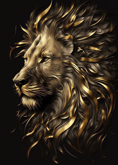 Wallpaper Iphone Gold, 8 K Wallpaper, 8k Wallpaper Iphone, Lion Wallpaper Iphone, Iphone Gold, Judah And The Lion, Black Phone Background, Black Hd Wallpaper, Lion Artwork