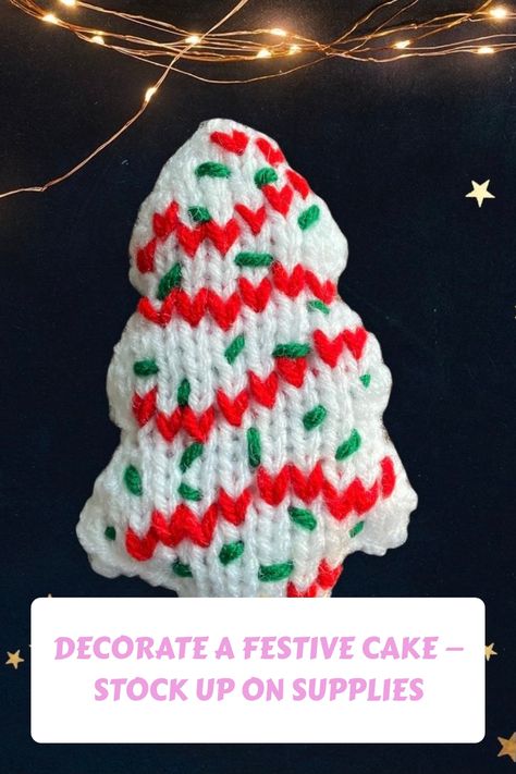 Create a delightful Christmas tree cake with this enjoyable and swift knitting project. Enhance your holiday decor by adding these charming knitted trees as ornaments or gifts for teachers. They can also make a lovely addition to your gift wrap or gift baskets, spreading the festive cheer even further. This simple pattern is perfect for beginners and offers a fun knitting experience for crafters of all levels. Knitted Trees, Clickety Sticks, Knit Christmas Tree, Cake Stock, Wrapped Presents, Stem Crafts, Knit Christmas, Tree Cake, Christmas Tree Cake