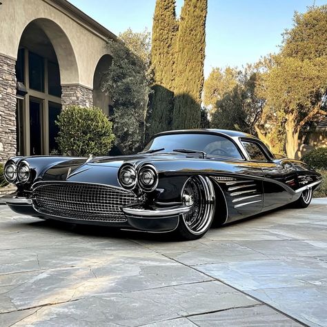 Classic Sports Cars Vintage, Chopped Cars, Rockabilly Cars, Pro Touring Cars, Art Deco Car, Custom Classic Cars, Old Hot Rods, Old Muscle Cars, Hot Rods Cars Muscle