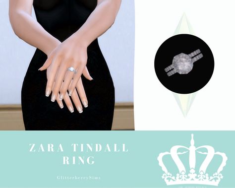 Request: Zara Tindall Ring | Glitterberry Sims on Patreon Sims Pregnant, Sims 4 Wedding Dress, Sims 4 Decades Challenge, Sims 4 Tattoos, Sims 4 Cc Eyes, Zara Tindall, Sims 4 Cc Kids Clothing, The Sims 4 Pc, Sims 4 Body Mods