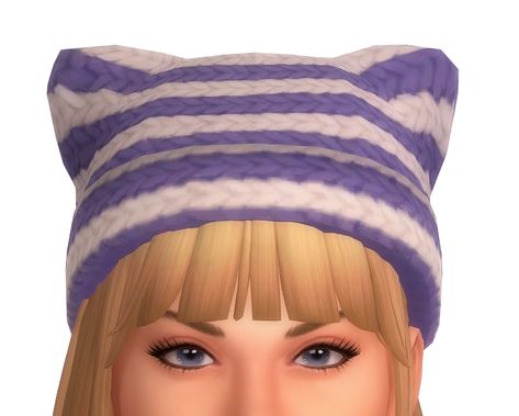 Sims 4 Cc Maxis Match Beanie, Cat Hat Sims 4 Cc, Sims 4 Cat Beanie Cc, Sims 4 Trinkets Cc, Sims 4 Cc Flannel Accessory, Sims 4 Cat Beanie, Sims 4 Bow Accessory, Ts4 Beanie, Bonnets Sims 4 Cc