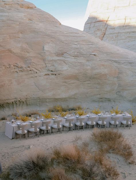 Canyon Point Utah, Amangiri Utah, Amangiri Resort, Sarah Winward, Grand Staircase Escalante, Escalante National Monument, Family Style Dinner, Luxury Event, Desert Wedding