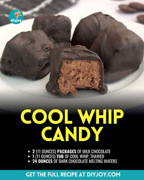 Cool Whip Candy 3 Musketeers, Cool Whip Candy 12 Tomatoes, See’s Candy Copycat Recipes, Cool Whip Candy (3 Musketeers Copycat), Chocolate Melting Wafers, Chocolate Squares, Frozen Chocolate, Chocolate Wafers, Favorite Candy