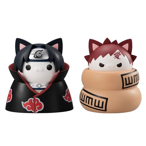 MegaHouse presenta de nuevo las adorables figuras de su serie Nyaruto! que les dedicó a Itachi Uchiha, a Gaara, a Shikamaru Nara y a Iruka Umino, personajes más que conocidos de la la popular serie Naruto, pero con un mayor tamaño y esculpidos en soft vinyl. Iruka Umino, Shikamaru Nara, Naruto Fanart, Toy Toy, Anime Jewelry, Image Swag, Clay Diy Projects, Itachi Uchiha, Clay Charms