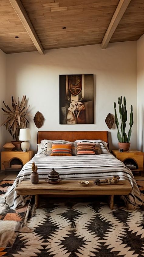 imaginedspacesdesign's Amazon Page Southwestern Bedroom, Mexican Bedroom, Cowboy Home Decor, Southwestern Home Decor, Southwestern Home, Mexican Home Decor, Warm Decor, Mexican Home, Bedroom Refresh