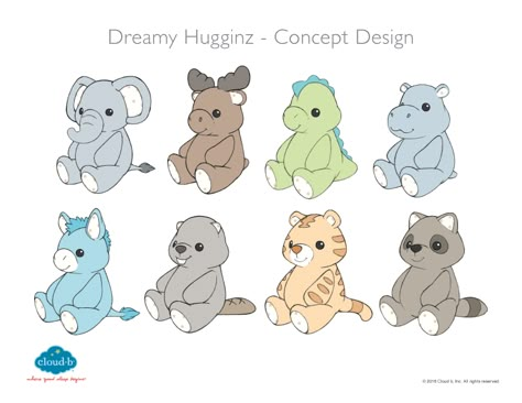 Plush and Toy Concept Designs on Behance Stuffed Animal Base Drawing, Dog Plushie Drawing, Stuffed Animal Character Design, Stuffed Animal Illustration, Plush Character Design, Toy Design Sketch, Plushie Drawing, Stuffed Animal Drawing, Plush Drawing