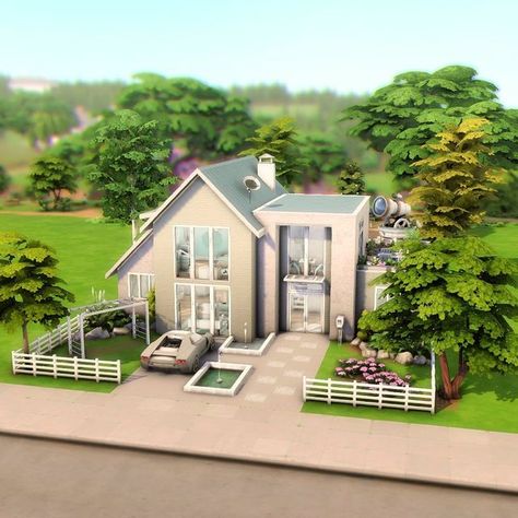 Not So Berry House Mint, Sims 4 Houses Newcrest, Sims 4 Houses On Gallery, Not So Berry House Sims 4, Not So Berry Mint House, Sims 4 Not So Berry House, Not So Berry Mint House Sims 4, Sims 4 Mint House, Not So Berry Challenge Sims 4 Mint