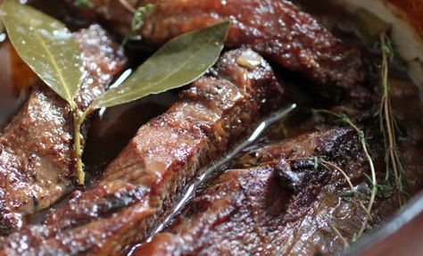 Using Leftovers: Beef Short Ribs | D'Artagnan Beef Short Ribs Recipe, Top Chef Recipes, Beef Short Rib Recipes, Leftover Beef, Rib Meat, Short Ribs Recipe, Chicken With Olives, Short Rib, Ribs Recipe