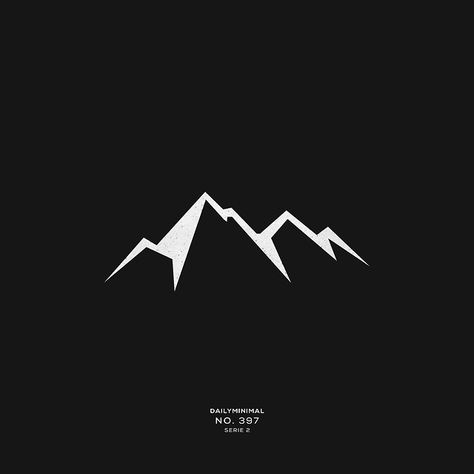 Logo Montagne, Daily Minimal, Geometric Logo Design, Adventure Logo, Mountain Logos, Tattoo Graphic, Photo Logo Design, Mountain Designs, Geometric Logo