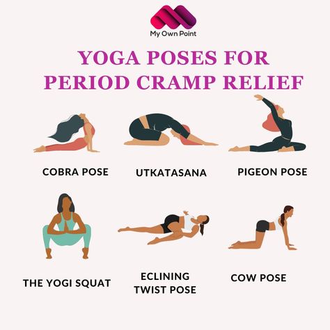 Period Cramp, Period Cramp Relief, Cramp Relief, Cat Cow Pose, Cow Pose, Lower Back Muscles, Cramps Relief, Period Cramps, Cobra Pose