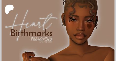 Heart Birthmarks | GegeSims Heart Birthmark, Sims Presets, Cc Skin, Sim4 Cc, Sims 4 Tsr, Sims 4 Cas Mods, The Sims 4 Pc, Free Sims 4, Skin Details