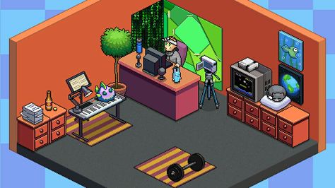 My Room (pewdiepie's tuber simulator) Tuber Simulator, Simulator Room, Room Ideas Aesthetic, Pewdiepie, Ideas Aesthetic, Room Ideas Bedroom, My Room, Minimalist Decor, Gamer Girl