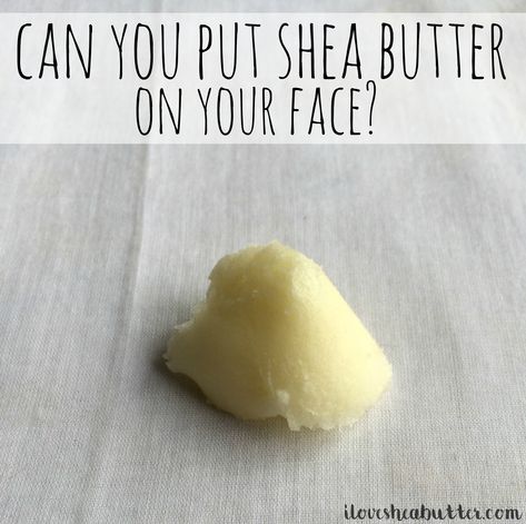 Natural Beauty Hacks, Shea Butter Face, Homemade Face Moisturizer, Shea Butter Recipes, Oily Acne Prone Skin, Shea Butter Benefits, Diy Molds, Coconut Oil For Acne, Homemade Moisturizer