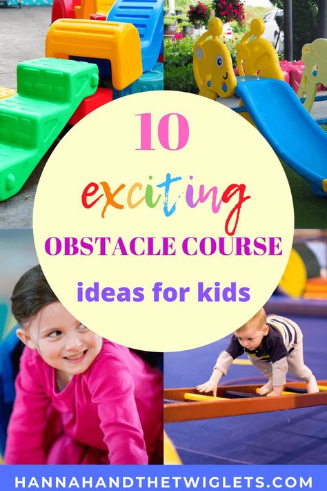 Check out these fun and exciting homemade obstacle course ideas to keep your kids entertained and give them some exercise at home! #hannahandthetwiglets #obstaclecourse #playideas Toddler Obstacle Course Indoors, Homemade Obstacle Course, Obstacle Course Ideas For Kids, Toddler Obstacle Course, Obstacle Course Ideas, Ideas For Seniors, Sibling Bonding, Course Ideas, Exercise At Home