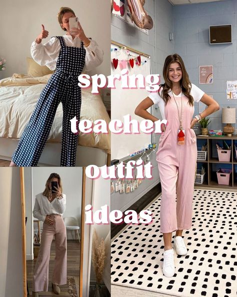 17 Spring Teacher Outfits - ljanestyle Business Casual For Teachers, Cute Summer Teacher Outfits, Teacher Spring Outfits 2024, Montessori Teacher Outfits, Spring Teacher Outfits 2023, Interview Outfit Teacher, Spring Teacher Outfits 2024, Teacher Outfits Elementary Spring, Teacher Outfits 2023