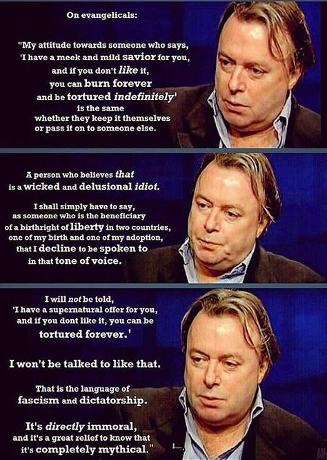 Christopher Hitchens Quote, Filthy Memes, Titus Andromedon Memes, Atheist Meme, Esoteric Hitlerism, Christopher Hitchens, Atheist Humor, Atheist Quotes, Anti Religion Memes