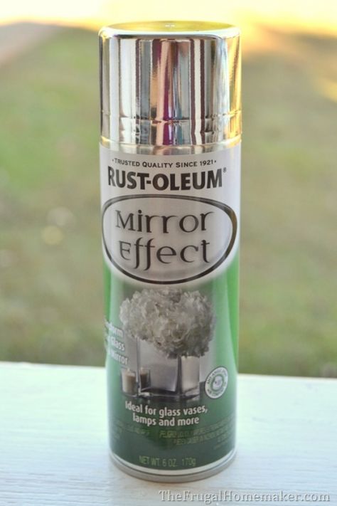 Rust-Oleum Mirror Effect spray paint Mirror Effect Spray Paint, Mercury Glass Diy, Fall Inspiration, Glass Pumpkins, Mirror Effect, 31 Days, How To Turn, Mercury Glass, Crafty Diy