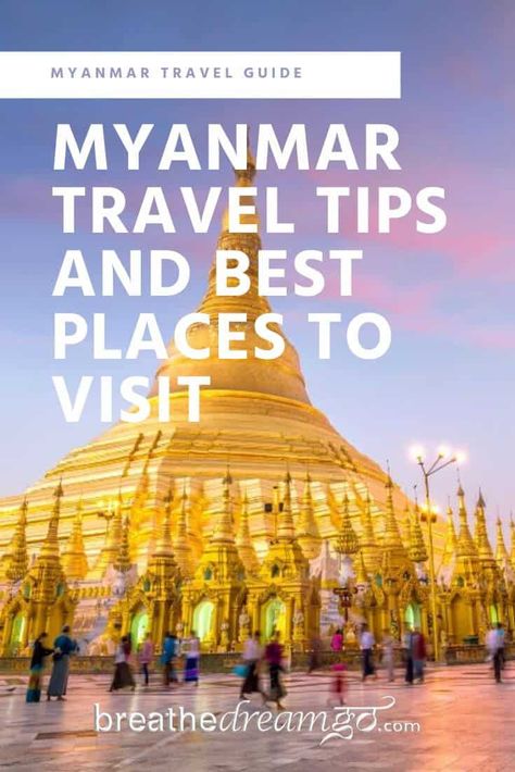 Myanmar Travel Guide Pinterest Pin with pagoda Burma Travel, Shwedagon Pagoda, Myanmar Travel, Emergency Evacuation, Asia Travel Guide, Travel Asia, Travel Safety, Southeast Asia Travel, Se Asia