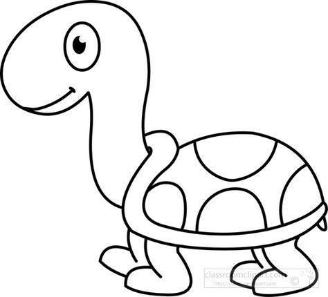 Turtle Clipart Black And White, Simple Turtle Drawing, Poppy Coloring Page, Animal Illustration Kids, Black And White Outline, Salt Painting, Boat Crafts, Turtle Drawing, Frog Crafts