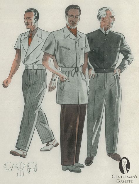 40s Men Fashion, 50s Mens Fashion, Men Fashion Illustration, Mens Summer Jackets, 1930s Mens Fashion, 1930s Men, Vintage Men's Fashion, Fashion 30s, 1950s Mens