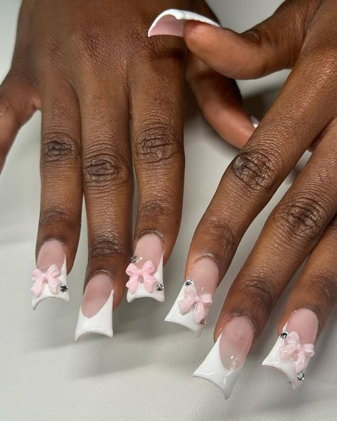 French tip duckies ❤️‍🔥❤️‍🔥 ❤️‍🔥 ❤️‍🔥 ❤️‍🔥 #gelxnails #gelxduckies #gelx Flare French Tip Nails, Short Duck Nails French Tip, Chic Nail Art, Nails Art Ideas, Hard Nails, Duck Nails, Nail Care Routine, Nail Essentials, Nails French