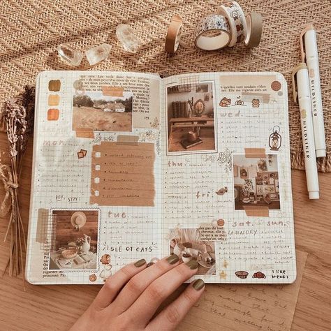 Diario Bullet, Bullet Planner, Bullet Journal Weekly Spread, Scrapbook Book, Bullet Journal Aesthetic, Bullet Journal Notebook, Bullet Journal Themes, Bullet Journal Writing, Bullet Journal Art