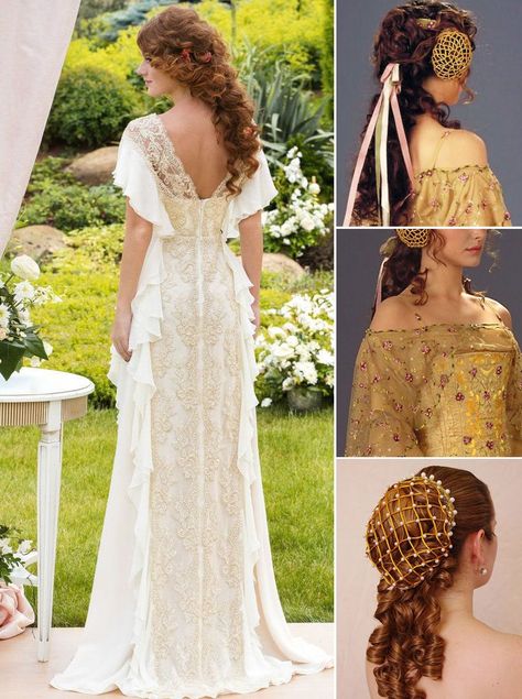 Star Wars Wedding Dress, Star Wars Inspired Wedding, Star Wars Wedding Ideas, Star Wars Hair, Star Wars Wedding Theme, Nerdy Wedding, Star Wars Wedding, Star Wars Inspired, Dream Wedding Ideas Dresses