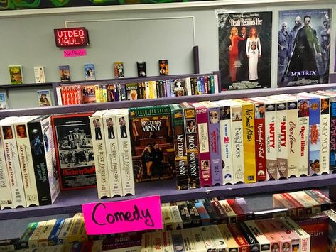 90s Video Store Aesthetic, Video Rental Store, My Cousin Vinny, 90s Video, 90s Videos, Store Aesthetic, Dream Core, Escape Artist, Movie Rental