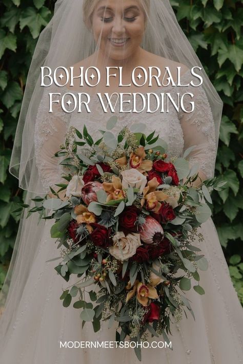 Discover stunning boho florals for wedding celebrations that will transform your venue. From simple boho wedding florals to vibrant arrangements, our guide has everything you need to create a free-spirited and elegant atmosphere. Check out these lovely boho wedding flowers inspiration now! Boho Floral Arrangements, Boho Wedding Florals, Florals For Wedding, Wedding Flowers Inspiration, Boho Wedding Food, Simple Boho Wedding, Boho Florals, Boho Wedding Theme, Boho Wedding Flowers