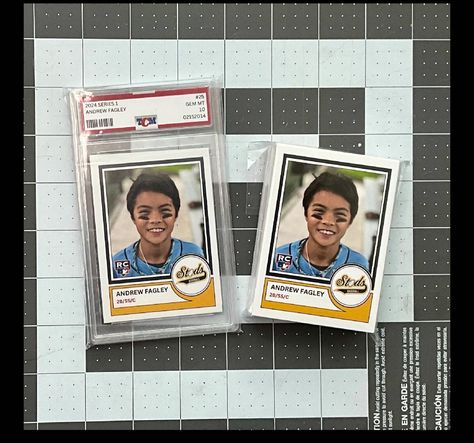 Baseball card displays