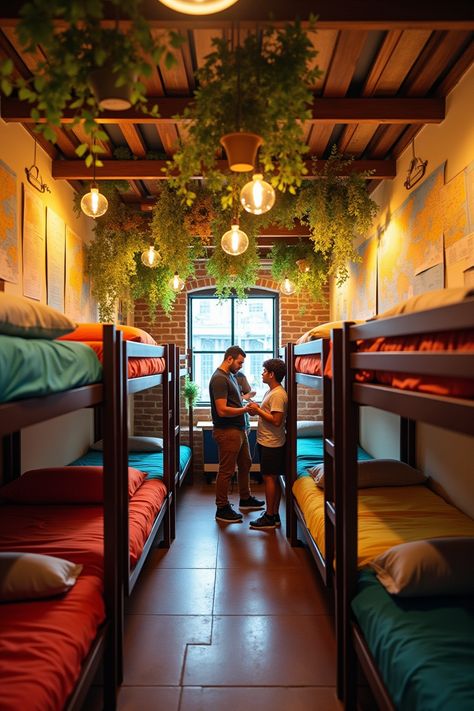 Hostel Aesthetic, Europe Hostels, Hostel Tips, Hostel Travel, Hostel Life, Playground Kids, Packing Essentials List, Hostel Room, Web Portfolio