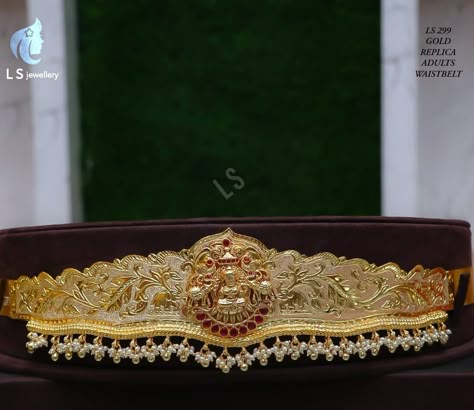 Vaddanam Belt Designs Gold, Vadanam Latest Designs, Gold Vaddanam Designs Latest, Gold Vaddanam With Grams, Vadanam Designs Gold, Vaddanam Models, Kasula Haram, Vaddanam Designs, Delicate Gold Jewelry