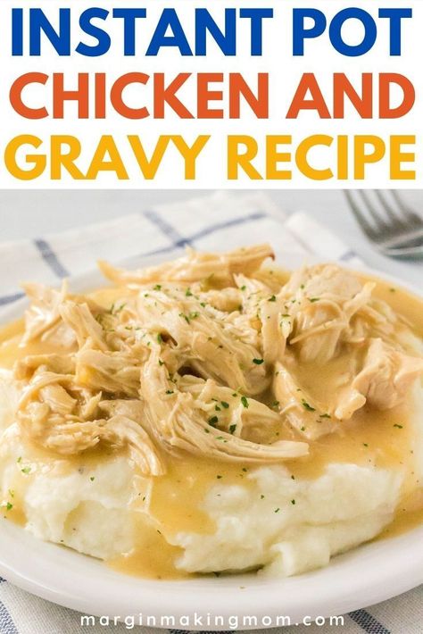 Instant Pot Chicken Gravy, Instant Pot Chicken And Gravy, Chicken Gravy Recipe, Chicken And Gravy, Recipes Family, Pressure Cooker Chicken, Dinner Chicken, Chicken Gravy, Instant Pot Recipes Chicken