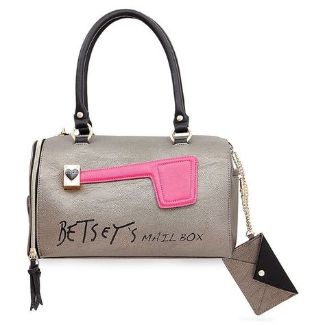 Betsey Johnson Kitsch Faux Leather Mailbox Satchel ($128) ❤ liked on Polyvore featuring bags, handbags, pewter, satchel purse, white satchel handbags, faux leather satchel, betsey johnson satchel and vegan leather purse Funky Purses, Betsy Johnson Purses, Novelty Purses, Betsey Johnson Purses, Unique Handbags, Betsey Johnson Handbags, Unique Purses, Novelty Bags, Kawaii Food