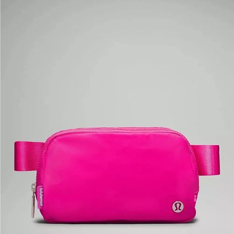 Nwt! Never Worn Lululemon Bags, Lululemon Everywhere Belt Bag, Everywhere Belt Bag, Pink Belt, Festival Bag, White Belt, Everyday Bag, White Bag, Pink Bag