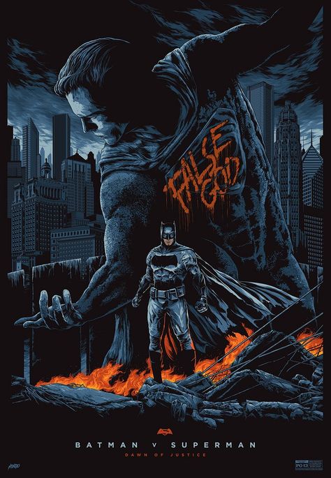 Batman V Superman Mondo Poster Ken Taylor Batman V Superman Mondo Posters: Batman & the False God Batman V Superman Poster, Superman Poster, Ken Taylor, Art Dc Comics, Mondo Posters, Batman Movies, Batman V Superman Dawn Of Justice, The New Batman, Superman Dawn Of Justice