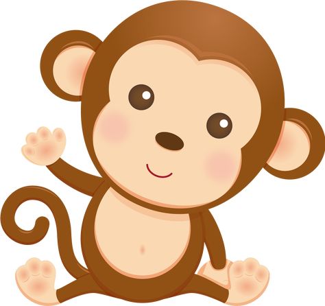 Safari Baby Png, Jungle Theme Birthday Party, Baby Jungle Animals, Safari Baby Animals, Jungle Theme Birthday, Cartoon Monkey, Safari Birthday Party, Jungle Birthday, Jungle Baby