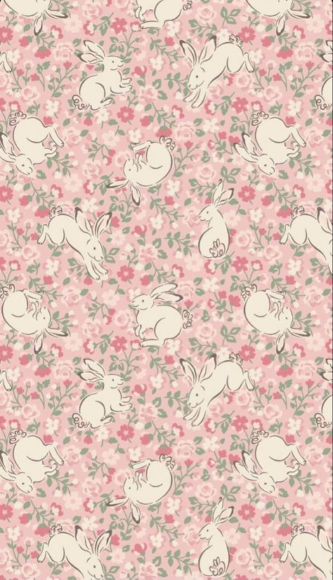 Bunny Illustrations, Adorable Bunny, Iphone Wallpaper Themes, Phone Wallpaper Patterns, Roman Blind, Cute Patterns Wallpaper, Simple Wallpapers, Cath Kidston, Made To Measure Curtains