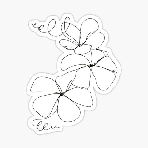 Kalachuchi Tattoo, Kalachuchi Flower, Flower Tattoo Designs, Little Tattoos, Couple Tattoos, Sticker Art, Color Trends, Tattoo Design, Flower Tattoo