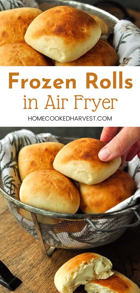 Frozen Yeast Rolls In Air Fryer, Air Fryer Brown And Serve Rolls, Frozen Rolls In Air Fryer, How To Cook Frozen Biscuits In Air Fryer, Air Fryer Dinner Rolls, Frozen Dinner Roll Recipes, Frozen Dinner Rolls Ideas, Air Fryer Thanksgiving Recipes, Air Fryer Supper Ideas