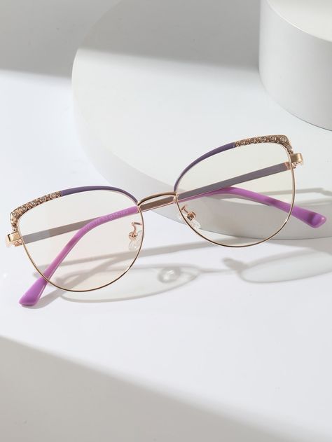 Collar    Full Rim Glasses Embellished   Women Accessories Girls Glasses Frames, Clear Glasses Frames Women, Glasses Women Fashion Eyeglasses, Cute Glasses Frames, Clear Glasses Frames, Cat Eye Eyeglasses, Latest Model Blouse Designs, Cute Glasses, Clear Glasses