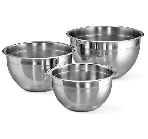 Mixing Bowl Set, Stainless Steel Mixing Bowls, Mixing Bowls Set, Kitchen Equipment, Mixing Bowls, Kitchen Stuff, Kitchen Tools And Gadgets, Kitchen Essentials, Kitchen Aid